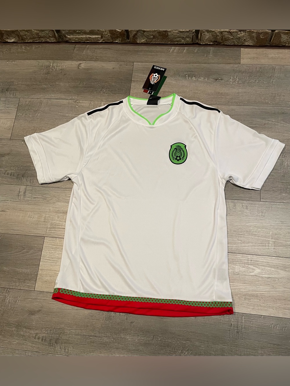 Vintage Mexico soccer jersey large